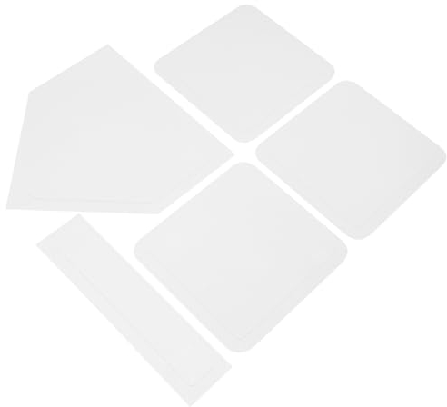 GOOHOCHY 5pcs Rubber Base Bag for Baseball Field Non Slip Softball Baseball Plate