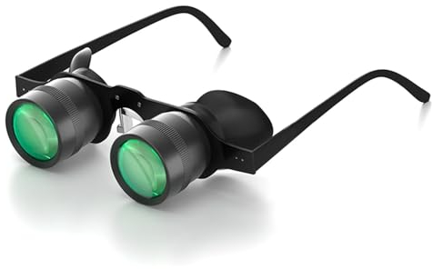 Freihändige Fernglasbrille, Professionelle Angelfernglas, Freisprechbrille zum Angeln, Vogelbeobachtung, Sport, Konzerte, Theater, Oper, Fernsehen, Sehenswürdigkeiten