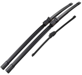 Escobilla limpiaparabrisas Para Skoda Para Fabia 5J Combi Estate 2007 2008 2009 2010 2011 2012 2013 Limpiaparabrisas Delantero Trasero Juego De Limpiaparabrisas Parabrisas
