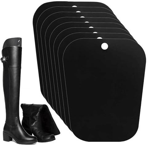 Stivali Supporti, Inserti a Forma di Stivali, Stivali Supporti Inserti di Forma Alto, Supporto Alto per Stivali per Donne e Uomini, Inserti Sagomati per Stivali, 4 Paia Shaper Stivali in Plastica