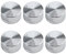 Perillas de Control 6mm Botones Perillas de Cocina Metal Mandos Cocina Gas, 6 Piezas Botón Giratorio Universal, Pomos para Hornos, para Mayoría las Horno, Cocina, Estufa de Gas