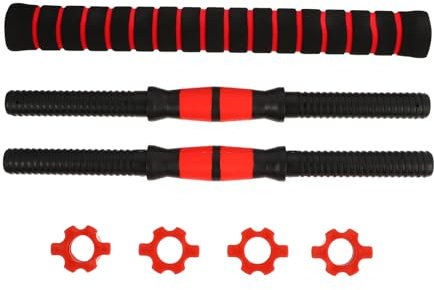 YARNOW Barra Mancuernas Fitness Mango Agarre Accesorios Levantamiento Pesas Equipo