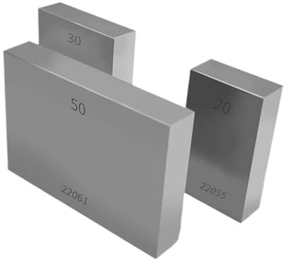 1 pièce, longueur 0,5 mm-100 mm, jauge de bloc en acier rapide, grade 0, outils for l'inspection du micromètre et du pied à coulisse Pour les tests et l'étalonnage(50mm 1pc)
