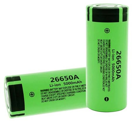 LXLCFHTD Batterie Rechargeable, 3,7 V 5000mAh Batterie Plate Plate pour Les Lampes de Poche, Les Outils électriques et Autres équipements 2pcs