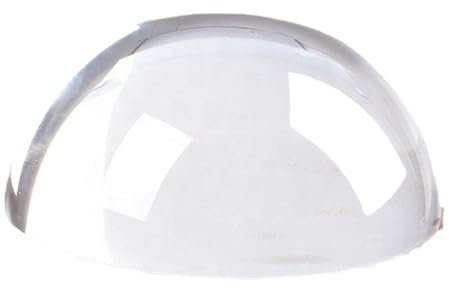 Loacea Media Esfera de Cristal de Cuarzo Transparente de Gran diámetro de 30 mm, Cristal Mineral Natural for decoración del hogar, 1 Unidad