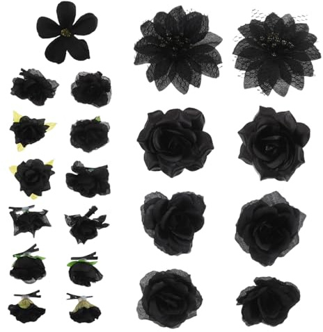 Vaguelly 21stücke Haarnadeln Mit Kunstrosen Haarspangen Mit Simulierten Blumen Haarschmuck Aus Plastikblumen Rosenblumen Fürs Haar Dekorative Haarnadeln Für Frauen Diy