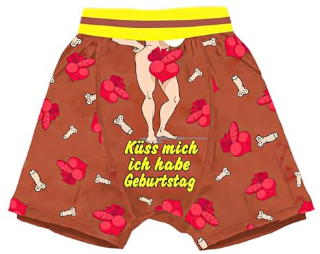 Tiwoca Boxershorts mit frechem Spruch – Unterhosen Einheitsgröße als lustige Geschenke für Männer – ob als Geburtstagsgeschenk Mann, Boyfriend Gift, Kollegen Geschenk