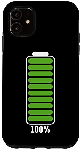 Power Akku voller Akku Power Funny Full Battery Icon Hülle für iPhone 11