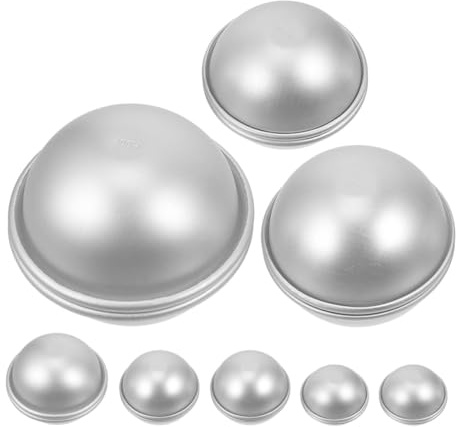16 Stück Badekugelform aus Aluminiumlegierung für Selbstgemacht Basteln