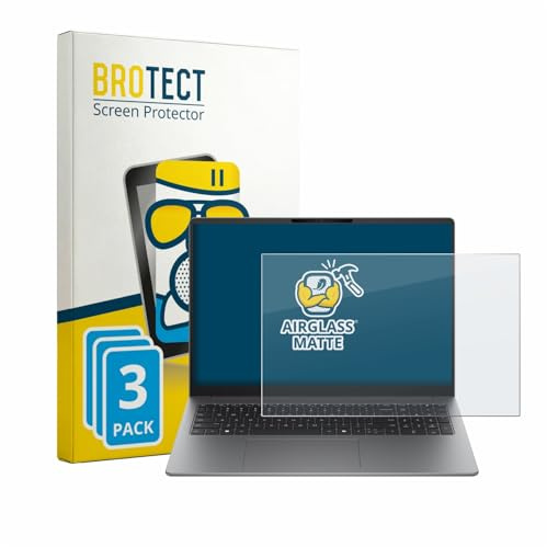 BROTECT Entspiegelungs Schutzglas für HP 200 G2a 16 (3 Stück) Schutzfolie Glas Matt [Extrem Kratzfest 9H, Anti-Reflex, Anti-Fingerprint]