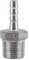Raccord de Tuyau de Filetage Mâle Raccord de Queue de Tuyau de Barb BSP Acier Inoxydable SS304 (3/8x6mm)