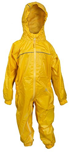 DRY KIDS Waterproof Rainsuit Gold 3/4yrs