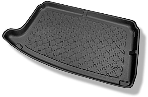 Mossa - Kofferraumwanne kompatibel mit VW Volkswagen Polo V 6R Hatchback (05.2009-09.2017) - Kofferraummatte rutschfest Schutzmatte - G2