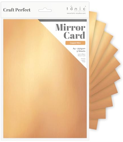 Tonic Studios Cardstock, Copper, Size A4