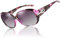 DUCO oversized polarised sunglasses for women ladies sunglasses 100% UV400 Protection 6214 Purple Tortoise Frame Gray Lens