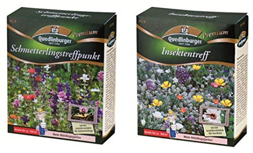 Blumensamen Set Schmetterlingstreffpunkt und Insektentreff - 2 x 100g