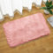DALINA Textil Alfombra Decorativa de Pelo Largo Extra Suave -Alfombra Antideslizante para Salón Dormitorio Rectangular (50X120CM, Rosa)