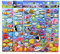 TOYANDONA 4 Blatt Meerestier-Aufkleber, 3D Puffy Aufkleber Kleinkinder farbige 3D Aufkleber Puffy Fisch Aufkleber Decals Cartoon Sea Ocean Life Foam Sticker für Mädchen Jungen Kinder Belohnung