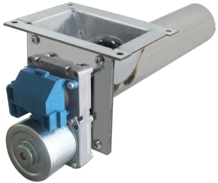 Vis sans fin pellet avec moteur 2rpm 3rpm motoreducteur poele a granule 220v spirale sans fin