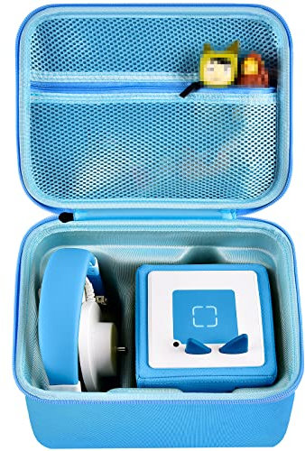 Case Comaptible with Toniebox Audio Player Starter Set and for Tonies Figures Characters. Toy Story Storage Organizer Carrying Holder for Headphones, Charging Station and Accessories (Box Only) -Blue