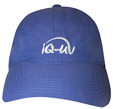 iQ-UV Schutz Kappe Unisex Blau 55-61cm – Atmungsaktive Laufkappe für Herren & Damen – Bequeme Running Cap für Sommer – Sonnenkappe für Herren & Damen ideal für Outdoor-Aktivitäten