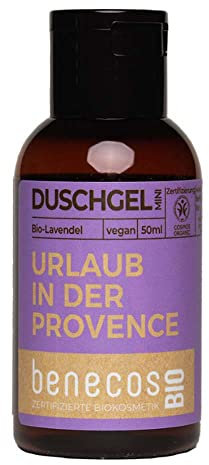 Benecos - gel de douche lavande, mini taille, 50 ml (1)