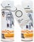 UniQum Autolack + Klarlack 2K Spraydose für SEAT PURE WHITE C9A Autolack Reparatur 2 x 400 ml