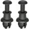 2 STÜCKE Kofferraum Hutablage Clips Pins, Hutablage String Clips Kompatibel für Seat Altea Arona Ibiza 6L 6J 6F Kompatibel für A3 S3 MK2 8P 8V Q5 SQ5 8R MK1 Kunststoff-Autohalterungen