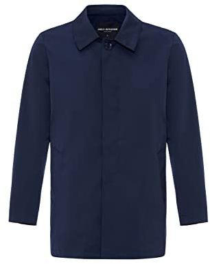 Redbridge Eleganter Herren Kurzmantel mit Kentkragen – Klassischer Look, verdeckte Knopfleiste