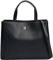Tommy Hilfiger Damen Beuteltasche Spring Chic Satchel Mittelgroß, Blau (Space Blue), Einheitsgröße