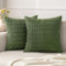MIULEE 2er Set 50x50 cm Kordsamt Kissenbezüge Moderne Kissenhüllen Dekorative Sofakissen Dekokissen Weicher Zierkissenbezug für Wohnzimmer Sofa Schlafzimmer Boho Dekor Matcha Grün