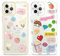 Yoedge 2 Stück Happy Bär Blumen Aesthetic HandyHülle für iPhone 11 Pro Hülle 5,8, Transparent Smile Muster Design Kameraschutz Schutzhülle für iPhone 11 Pro Case Mädchen Frauen Kawaii Cover