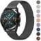 Vancle Armband für Huawei Watch GT 4 46mm Armband/Huawei Watch GT 3 Pro 46mm / GT 2 46mm / GT 3 /GT2 Pro/GT 2e/GT Runner Damen Herren, 22mm Metall Armbänder Edelstahl Mesh Magnet Ersatz Uhrenarmband