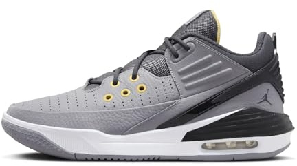 NIKE Jordan Max Aura 5 Men's Trainers Sneakers Cement Grey/Topaz Gold/White/Anthracite DZ4353-007 UK 10.5 (EU 45.5)