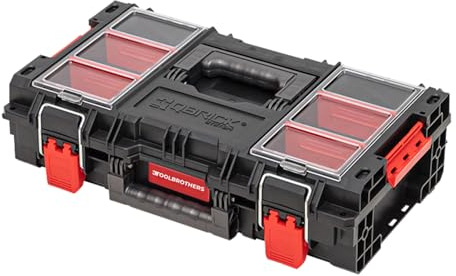 Toolbrothers RHINO XL Werkzeugkoffer ECO Comfort+ Höhe M 13,5 l IP66 mit herausnehmbaren Trennwänden + Boxen