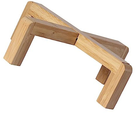 BESPORTBLE Soporte Madera Maceta: Soporte de Exhibición de Madera para Planta, para Hogar, Oficina, Jardín, Patio, Restaurante o Cafetería, 17 *4.5cm
