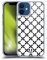 Head Case Designs X Marks Schwarz-Weiss Muster Gelhülle [Militärischer Schutzgrad] Kompatibel Mit Apple iPhone 12 Mini Und Kompatibel Mit MagSafe