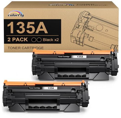 135A Toner Ersatz für HP 135A W1350A 135X W1350X Laserjet MFP M234dw M234sdw M234sdn M234dwn M209dw M209dwn M234 M209 (Schwarz, 2er-Pack)