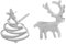 GALPADA 1 Paar Weihnachtsohrringe Silberne Strassohrringe Fingerschmuck Ohrringe Im Weihnachtsstil Weihnachtsschmuck Ohrring Ohrschmuck Hypoallergene Ohrringe Damen Ohrringe Silber- Silver