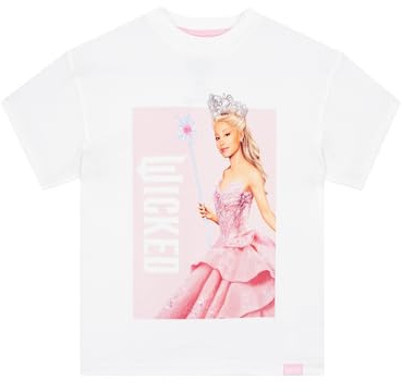 wicked Tshirt | Glinda Clothes for Girls | Girls' T-Shirts | Ages 6 to 13 Years