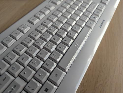 Braille Keyboard Cover (with keyboard - white)