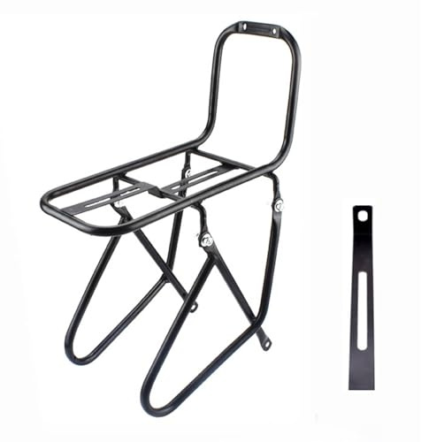 Frontgepäckträger für Fahrrad, Frontlader - Gepäckträger Touring Carry Rack | Fahrradzubehör, Frontladerregal für Freizeitfahrten, Salz