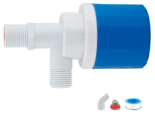 JIEBWCHA Soupape à Flotteur,Contrôleur Automatique de Niveau d'Eau pour Réservoir - Accessoires de Tuyauterie Intégrés de Précision pour Piscine et Points d'Eau Extérieurs