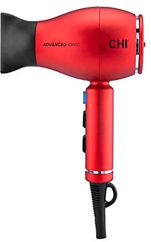 CHI 1875 Series Advanced Ionic Compact Hair Dryer, Blow Dryer For Ultra-Fast Hair Drying, Reduces Frizz & Increases Shine, 3 Heat + 2 Speed Settings