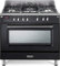 De Longhi MEM 965 NX ED - Cocina de gas con horno eléctrico, N° Fuoch 5, 90 x 60 cm, color antracita