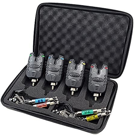 Hirisi Tackle Bissanzeiger und Swinger zum Karpfenangeln, wasserabweisend, Blaue LED, 1141