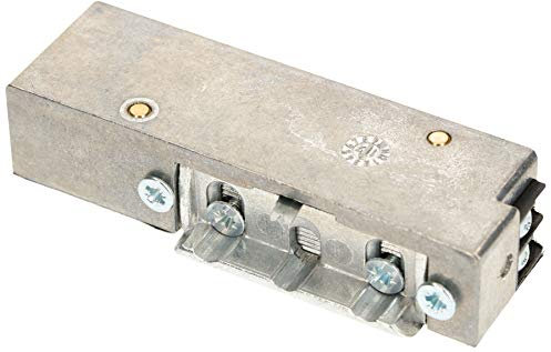 KOTARBAU Serrure de porte électrique R3 12 V droite avec déverrouillage journalier Serrure électromagnétique CC Serrure cathodique Serrure électrique pour portes portails