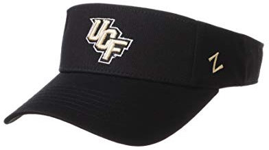 Zephyr NCAA Central Florida Golden Knights Mens Adjustable Visor Drill, Central Florida Golden Knights Black, Adjustable