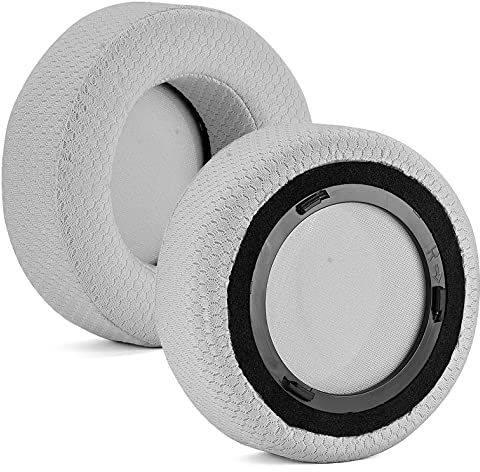 VirtuosoXT Gray Thicker Earbuds - Ear Cushion Compatible with Corsair Virtuoso RGB Wireless Gaming Headset SEVirtuoso XT - Breathable, High Density Foam Noise Cancelling Thickness
