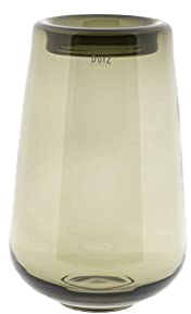 Dutz Vase Dobro Smoke |H 45 cm D 26 | Windlicht |mundgeblasen| transparent, Smoke Transparant, H 45 D 26 cm